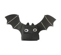 Ali di pipistrello di Halloween, cappello di ali nere in feltro, per travestimento, cappello da festa di Halloween, per costume da pipistrello, cappello per vestire le ali di c