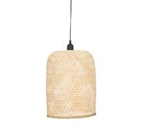 Ali" lampada a sospensione naturale D28 beige in bambù