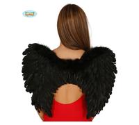 Ali Piumate Nere da Corvo Diavolo per Halloween