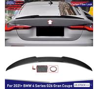 Ali posteriori di coda per il 2021-2024 BMW G26 430i Gran Coupe i4 M4 Stile Highkick Tronco Spoiler In Fibra di Carbonio Look Magickit