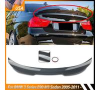 Ali posteriori stile PSM in fibra di carbonio per BMW E90 e M3 325i 328i 335i 2005-2011 Spoiler per bagagliaio posteriore Labbro Magickit Carbon Fiber Look