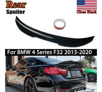 Ali posteriori stile PSM per BMW Serie 4 F32 428i 430i 435i 440i Nero lucido Spoiler per bagagliaio posteriore Ala labbro