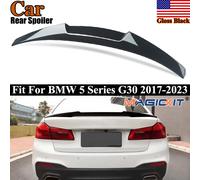 Ali posteriori Tial Spoiler Labbro Per 2017-2020 BMW Serie 5 G30 530i 540i M550i M4 Stile Nero Lucido Tronco Spoiler Magickit