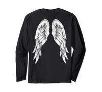 Ali sul retro Stampa con ali d'angelo sul retro Maglia a Manica