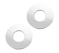 ALI2 2 pezzi rosone miscelatore doccia,rosone rubinetto, copertura tubo in acciaio inossidabile per rubinetti da doccia, rubinetti da cucina bagno (diametro interno 60 mm-diametro esterno 140 mm)