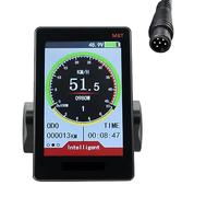 Aliaga 1 PCS M6T Display LCD per Bici Elettrica 24V 36V 48V 60V con USB per Bici Elettrica (6PIN)