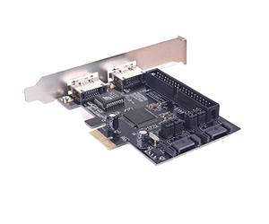 Aliaga 1 PCS SATA IDE PCI e Adapter Card PCI e A SATA 2.0 + IDE ESATA X2 Combo Adapter Controller Card