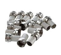 Aliaga 15 pz RG6 F-Type Twist-On coassiale coassiale connettore RF maschio per telecamera CCTV