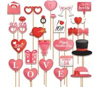 Aliaga 25 decorazioni per San Valentino per cabina fotografica