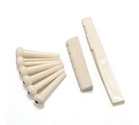 Aliaga 6 Ponticelli ponte + + ponte ponte Bone/Bone chitarra acustica bianca