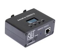 Aliaga ArtNet DMX 512 - Interfaccia controller di illuminazione Ethernet, 2 universi in metallo e plastica, 1 pezzo