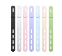 Aliaga Fascette fermacavi in silicone, confezione da 70, colorate, riutilizzabili, per la gestione di cavi e fili