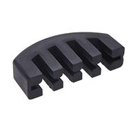 Aliaga Gomma Muto Silenziatore per Violino Fiddle 4/4 Practice leggera Nero