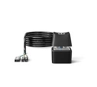 Aliaga Luce LED Computer Desktop Switch PC Scheda madre Avvio esterno Pulsante di accensione Cavo di prolunga per Home Office 1.65M Nero Durevole Facile da installare Facile da usare