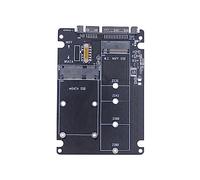 Aliaga M.2 SSD a stato solido a Sata3 Ngff Msata a scheda adattatore seriale scheda adattatore seriale a seriale doppio uso 2 in 1 con interruttore
