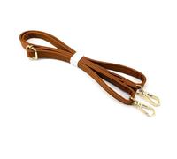 Aliaga Mini Bags - Tracolla in pelle regolabile per tracolla larga 1,4 cm, accessori di ricambio, B, Marrone scuro, Taglia unica