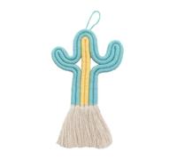 Aliaga Ornamento cactus camera Decor -Woven Wall Hanging Cute Nursery Wall Decor Gift Cute Swing Car Pendant Blue