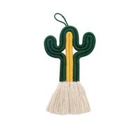 Aliaga Ornamento cactus camera Decor -Woven Wall Hanging Cute Nursery Wall Decor Gift Cute Swing Car Pendant Dark Green