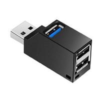 Aliaga USB 3.0 Hub Adapter Extender Mini 3 Port Breakout U Disk Lettore di Schede per Computer Laptop USB 2.0 Hub Accessori per PC