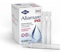 Aliamare Iper - 25 Flaconcini Monodose | Soluzione Ipertonica (3%) Di Acqua Di M