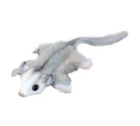 Aliante con coda di piume Hansa da 22 cm, realistico, simpatico e morbido peluch