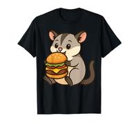 aliante di Zucchero Mangiare Un Hamburger Maglietta