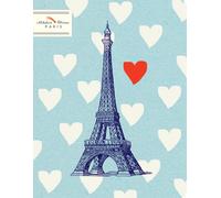 Alibabette Editions Mister Eiffel Composition Ruled Notebook, 64 Pages, 8.75 by