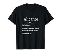 Alicante Souvenir / Alicante divertente finta definizione detto! Maglietta