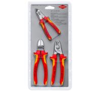 Alicate KNIPEX 00 31 30 BK V02 Set impugnatura rossa gialla 510g