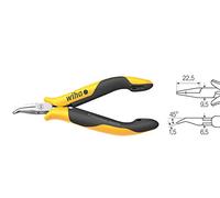 Wiha Pinze a becchi tondi piatti Professional ESD forma curva, circa 45° 120mm Quantità:1