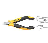 Wiha Tronchese laterale Professional ESD testa stretta e semitonda con smusso piccolo 115mm Quantità:1