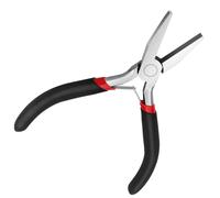 Alicates de punta plana para joyer a, mini cortadores de alambre para doblar, enderezar y abrir anillos, 5 pulgadas, color negro