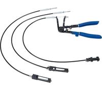 Alicates para abrazaderas de mangueras | con cables Bowden intercambiables | 635-670 mm