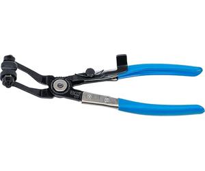 Alicates para abrazaderas de mangueras | curvado tipo | con función de carraca | 220 mm