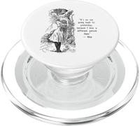 Alice Adventures Wonderland Vintage Libro Citazione Lewis Carrol PopSockets PopGrip per MagSafe