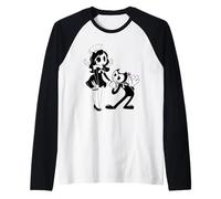Alice Angel Gothic Angel x Bendy Demon Maglia con Maniche Raglan