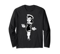 Alice Angelo gotico Angelo inviato dall'alto Vintage Cartoon Maglia a Manica