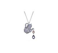 Alice au Pays des Merveilles - Théière - Collier - Swarovski