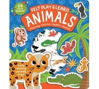 Alice Barker Felt Play & Learn Animals (Libro di cartone)