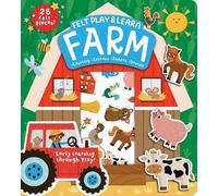 Alice Barker Felt Play & Learn Farm (Libro di cartone)
