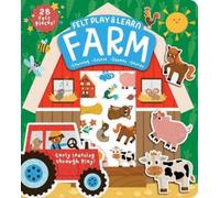 Alice Barker Felt Play & Learn Farm (Libro di cartone)