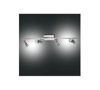 Alice Binario 4 luci spot GU10 nichel