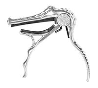 Alice, capotasto per chitarra acustica, a forma di coccodrillo, in lega di alluminio, colore cromato, per chitarra acustica