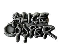 Alice Cooper Dripping Logo Pin Badge Size One Size