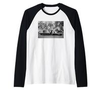 Alice Cooper & Keith Moon Of The Who mostrano nuove auto Maglia con Maniche Raglan