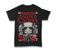 Alice Cooper Pop Culture Action Figure Rock Classic T-shirt Shirt Tee Man Woman