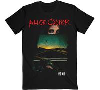 Alice Cooper Road Cover Tracklist autorizzato Uomo maglietta