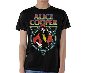 Alice Cooper - T-Shirt # S Black Unisex # Snake Skin