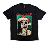 Alice Cooper Xmas Card ufficiale Uomo maglietta unisex