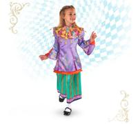 Alice costume di lusso per i bambini, Alice Attraverso lo specchio, 2 pezzi costume per bambini, Size 7 - 8 anni